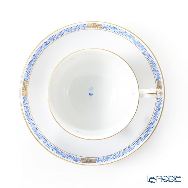 ヘレンド シノワズリ（中国趣味）アポニーブルー 03364-0-21 マンダリン ラージカップ＆ソーサー