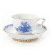 ヘレンド シノワズリ（中国趣味）アポニーブルー 03364-0-21 マンダリン ラージカップ＆ソーサー