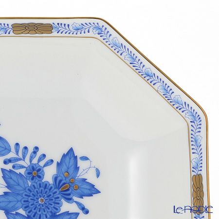 ヘレンド アポニーブルー 04304-1-00 小皿（オクタゴナル） 13.5cm