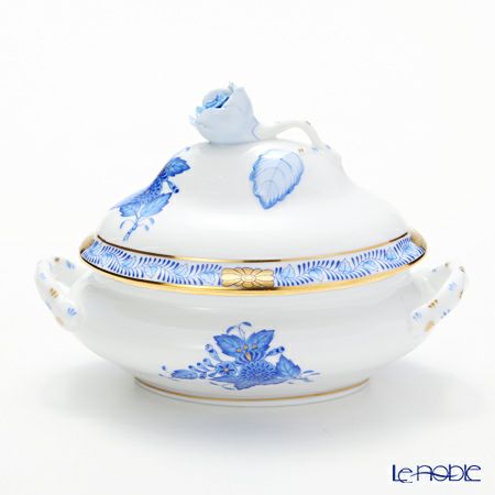 ヘレンド アポニーブルー 06017-0-09／6017 ミニチューリン（ローズ）