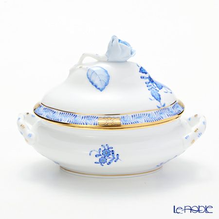 ヘレンド アポニーブルー 06017-0-09／6017 ミニチューリン（ローズ）