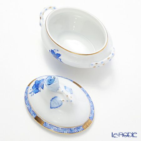 ヘレンド アポニーブルー 06017-0-09／6017 ミニチューリン（ローズ）