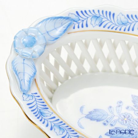 ヘレンド アポニーブルー 07381-0-00／7381 バスケット