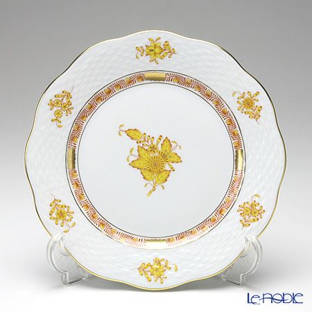 ヘレンド アポニーイエロー 00517-0-00 プレート 19cm