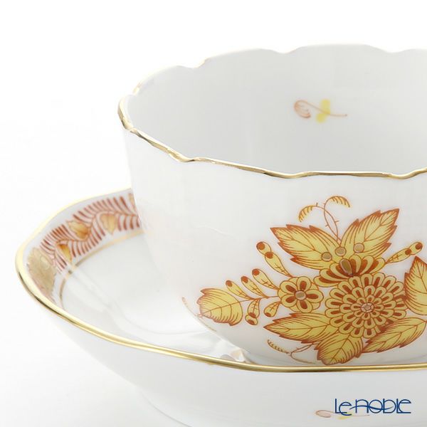 ヘレンド アポニーイエロー 00710-0-91／711 ジャパニーズカップ＆ソーサー 130ml