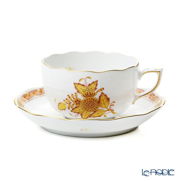 ヘレンド アポニーイエロー 00724-0-00／724 ティーカップ＆ソーサー 200ml