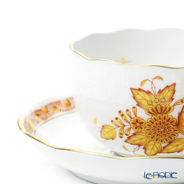 ヘレンド アポニーイエロー 00724-0-00／724 ティーカップ＆ソーサー 200ml