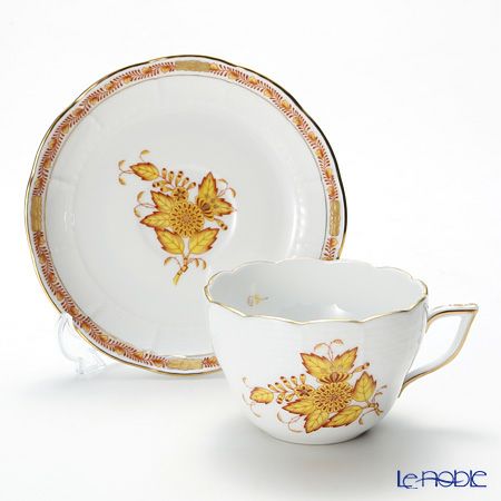 ヘレンド アポニーイエロー 00730-0-00 ティーカップ＆ソーサー（兼用） 200ml