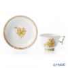 ヘレンド シノワズリ（中国趣味）アポニーイエロー 03364-0-21 マンダリン ラージカップ＆ソーサー