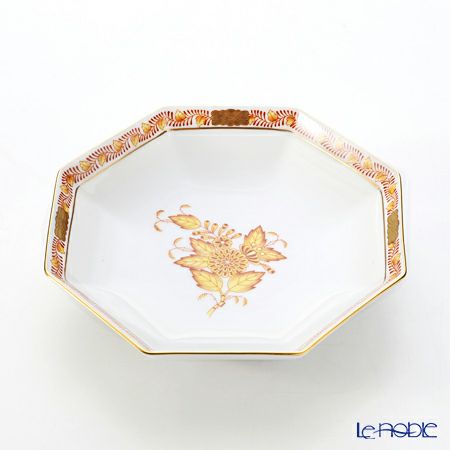 ヘレンド アポニーイエロー 04304-1-00 小皿（オクタゴナル） 13.5cm