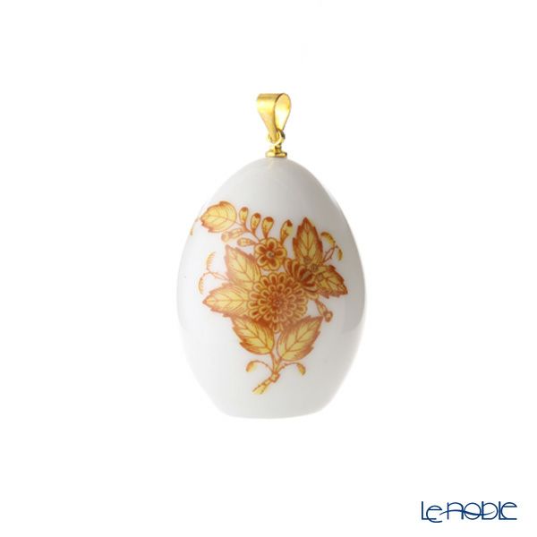 ヘレンド ペンダントトップ AJ 15250-0-47 アポニーイエロー エッグ