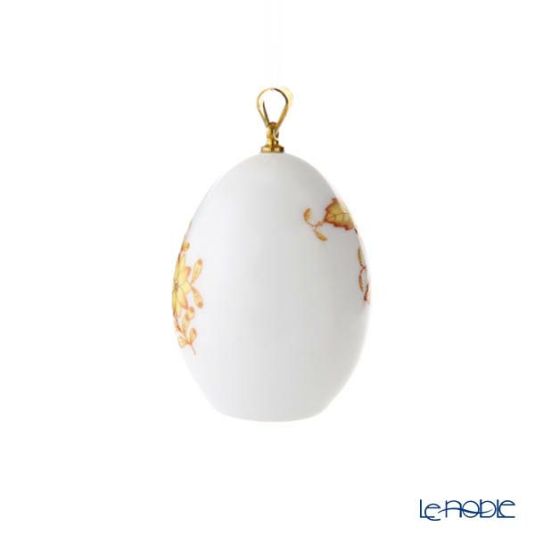 ヘレンド ペンダントトップ AJ 15250-0-47 アポニーイエロー エッグ