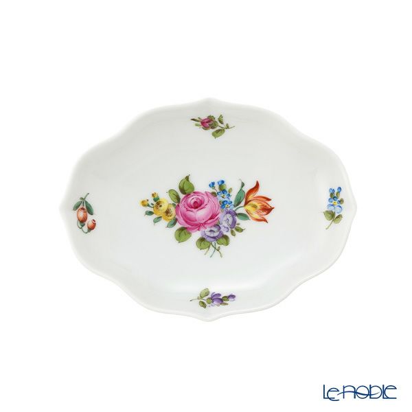 アウガルテン（AUGARTEN） フローラルパターン（SA534） オーバルディッシュ 12×9.5cm（070）