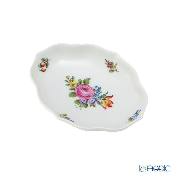 アウガルテン（AUGARTEN） フローラルパターン（SA534） オーバルディッシュ 12×9.5cm（070）