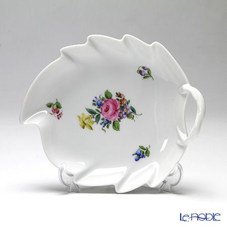 アウガルテン（AUGARTEN） フローラルパターン（SA534） リーフディッシュ 18cm（109）