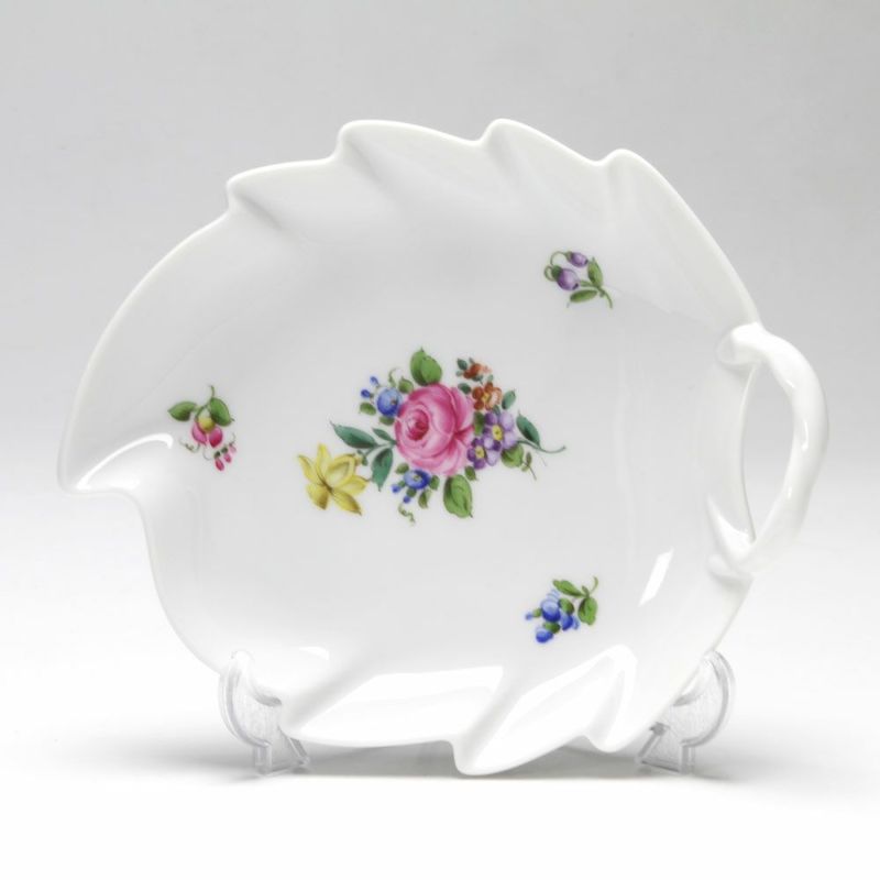 アウガルテン（AUGARTEN） フローラルパターン（SA534） リーフディッシュ 18cm（109）