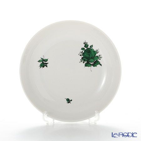 アウガルテン（AUGARTEN） マリアテレジア シンプル（SA598） グリーン ラウンドディッシュ 12.5cm（069）