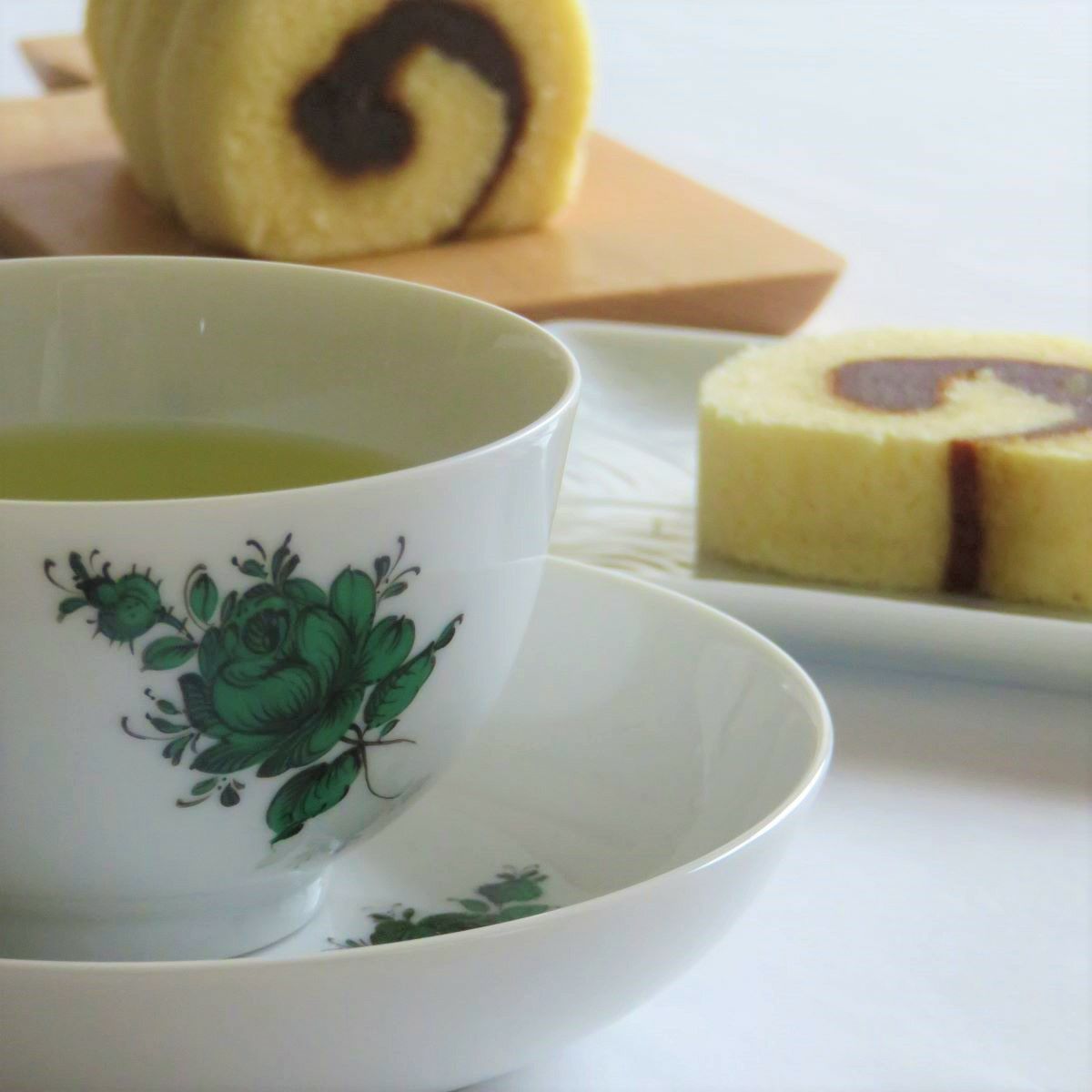 アウガルテン（AUGARTEN） マリアテレジア シンプル（SA598） グリーン ラウンドディッシュ 12.5cm（069）