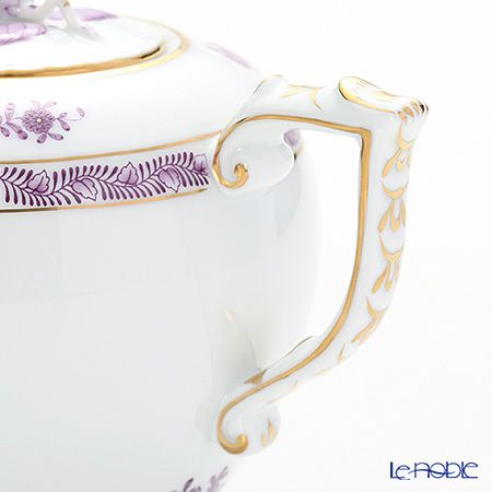 ヘレンド アポニーライラック 00606-0-09／604 ティーポット ローズ 800ml