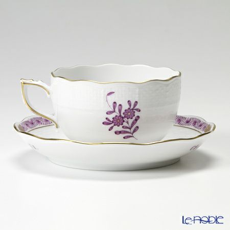 ヘレンド アポニーライラック 00724-0-00／724 ティーカップ＆ソーサー 200ml