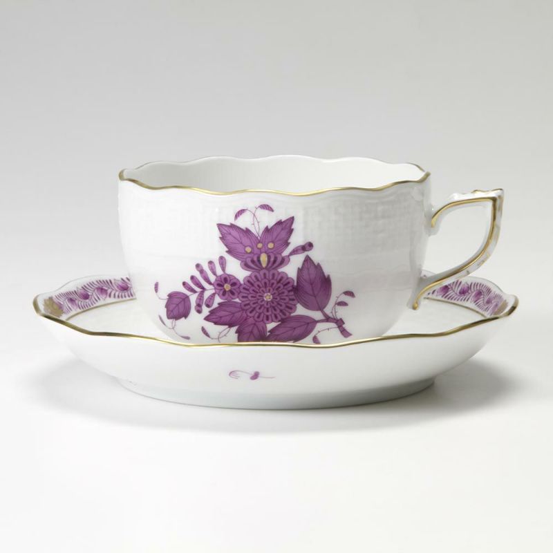 ヘレンド アポニーライラック 00724-0-00／724 ティーカップ＆ソーサー 200ml