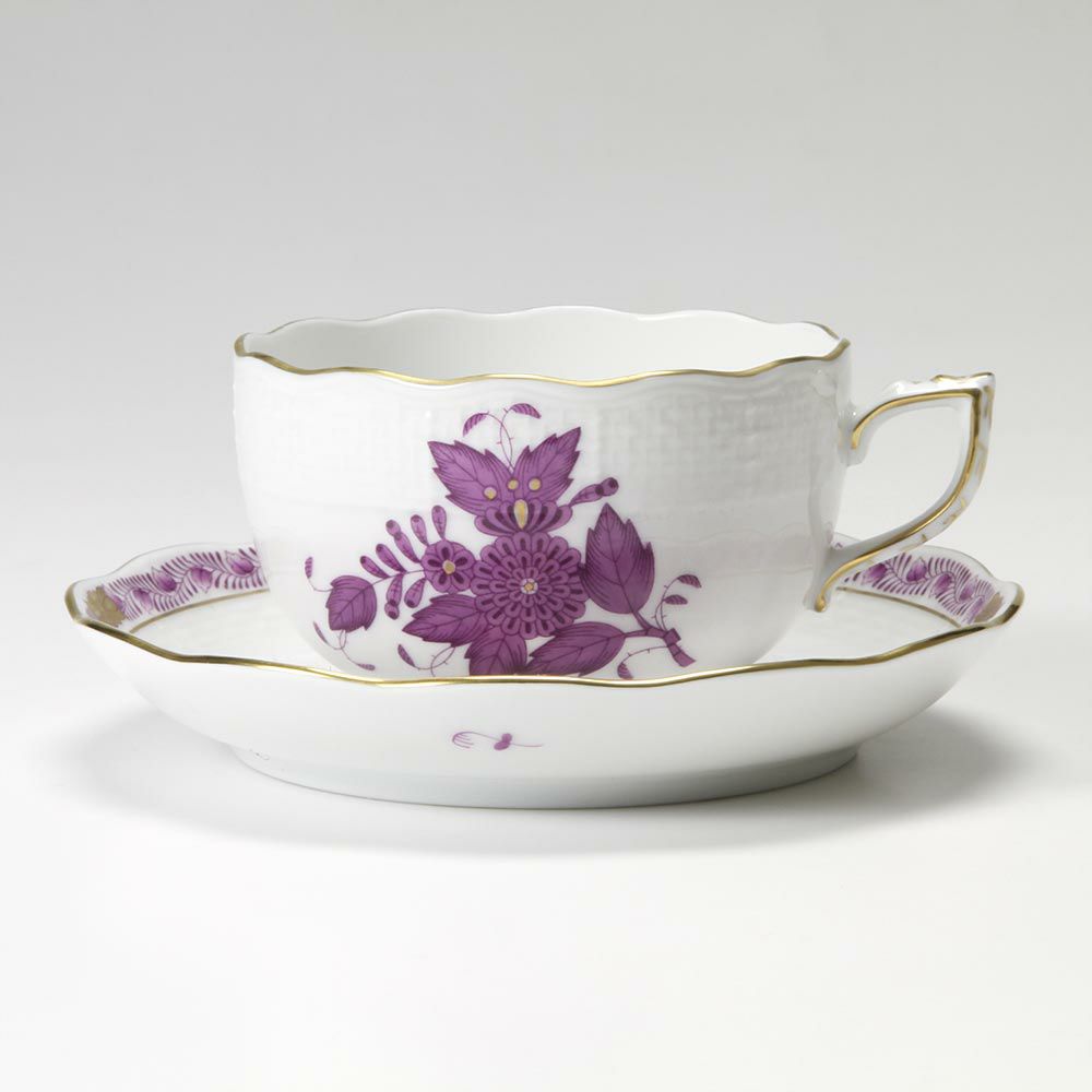 ヘレンド アポニーライラック 00724-0-00／724 ティーカップ＆ソーサー 200ml