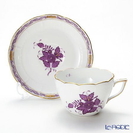 ヘレンド アポニーライラック 00730-0-00 ティーカップ＆ソーサー（兼用） 200ml