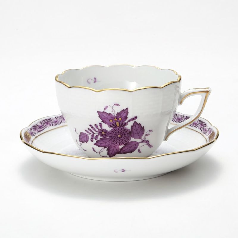 ヘレンド アポニーライラック 00730-0-00 ティーカップ＆ソーサー（兼用） 200ml