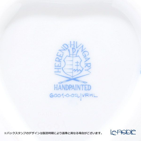 ヘレンド ウィーンのバラ ライラック 06001-0-02 ハートボックス（コエダ）