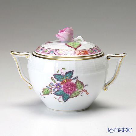 ヘレンド アポニーフラワー 00472-0-09 シュガーポット ローズ 200ml