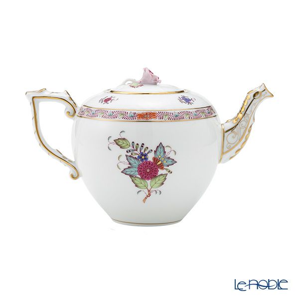 ヘレンド アポニーフラワー 00606-0-09／604 ティーポット ローズ 800ml