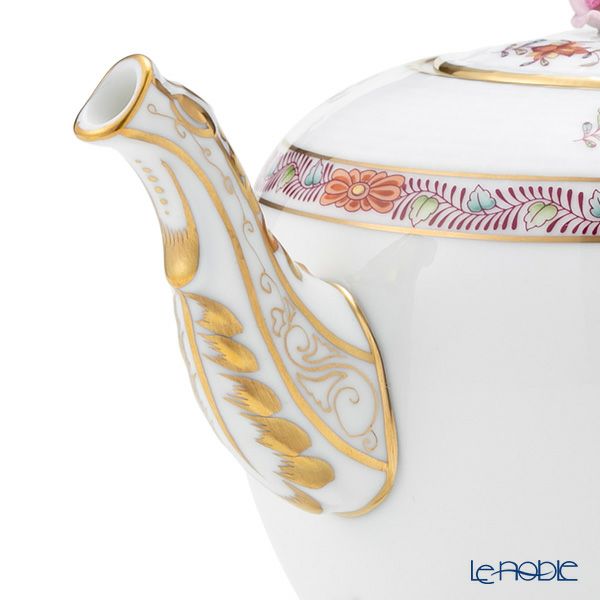 ヘレンド アポニーフラワー 00606-0-09／604 ティーポット ローズ 800ml