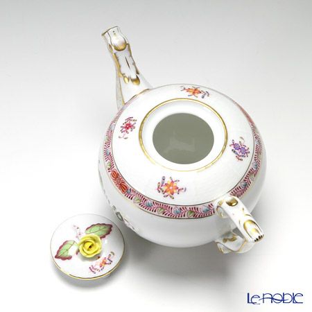 ヘレンド アポニーフラワー 00608-0-09 ティーポット ローズ 400ml