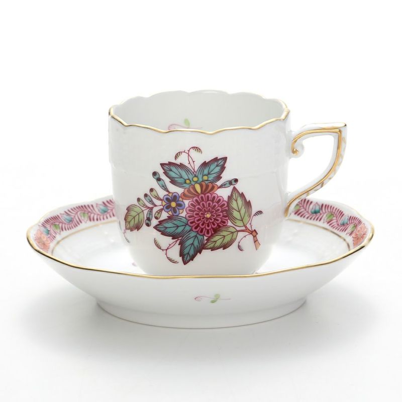 ヘレンド アポニーフラワー 00709-0-00 モカカップ＆ソーサー