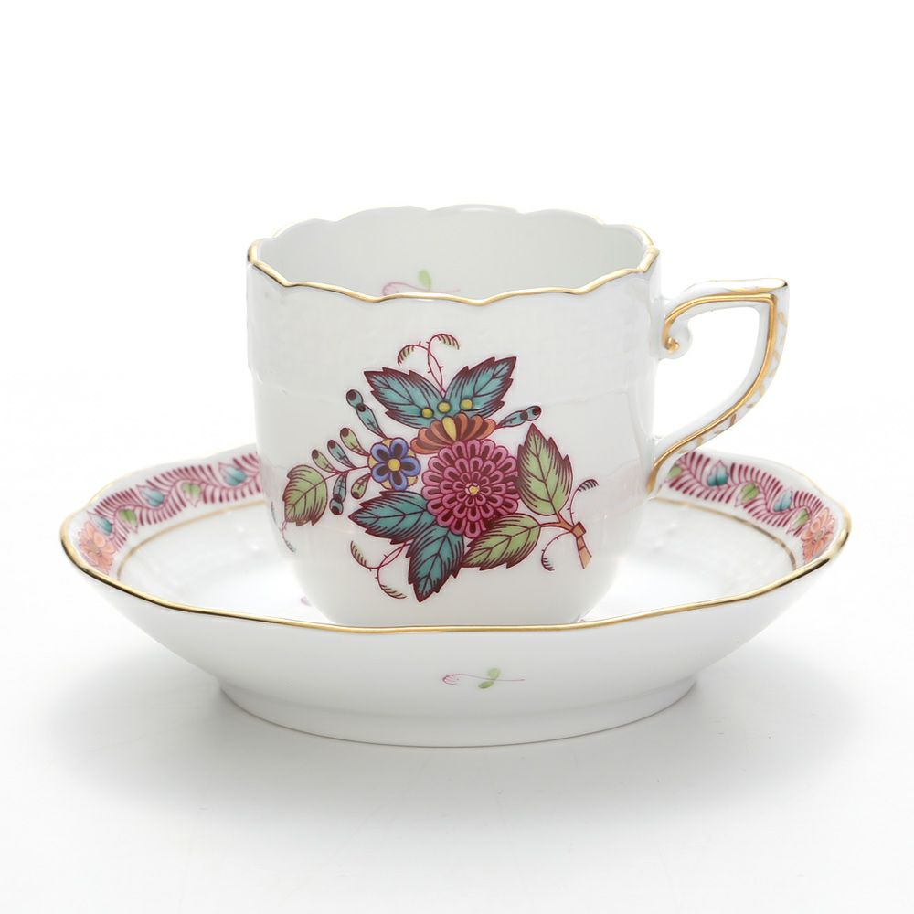 ヘレンド アポニーフラワー 00709-0-00 モカカップ＆ソーサー