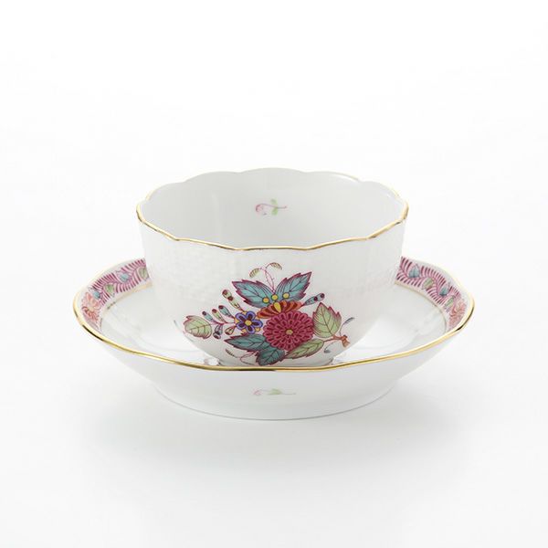 ヘレンド アポニーフラワー 00710-0-91／711 ジャパニーズカップ＆ソーサー 130ml