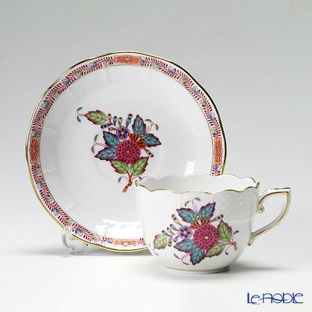 ヘレンド アポニーフラワー 00711-0-00 モカカップ＆ソーサー 100ml