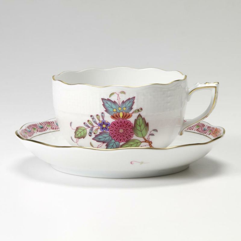 ヘレンド アポニーフラワー 00724-0-00／724 ティーカップ＆ソーサー 200ml