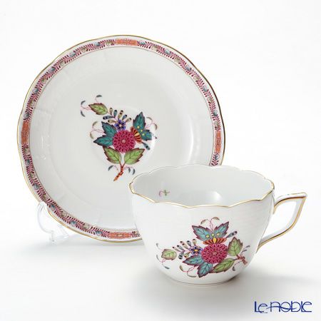 ヘレンド アポニーフラワー 00730-0-00 ティーカップ＆ソーサー（兼用） 200ml