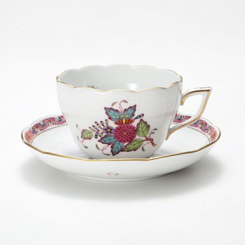 ヘレンド アポニーフラワー 00730-0-00 ティーカップ＆ソーサー（兼用） 200ml