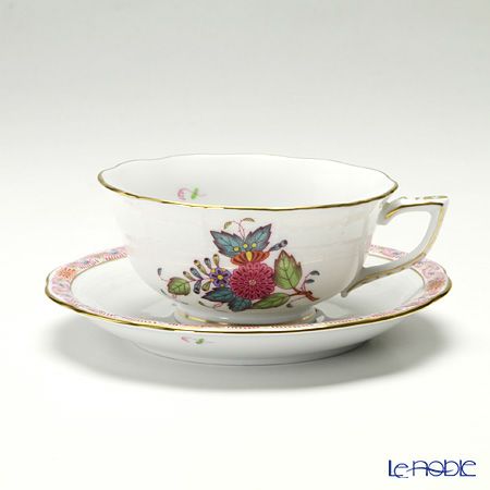 ヘレンド アポニーフラワー 00734-0-00 ティーカップ＆ソーサー（ロウ）