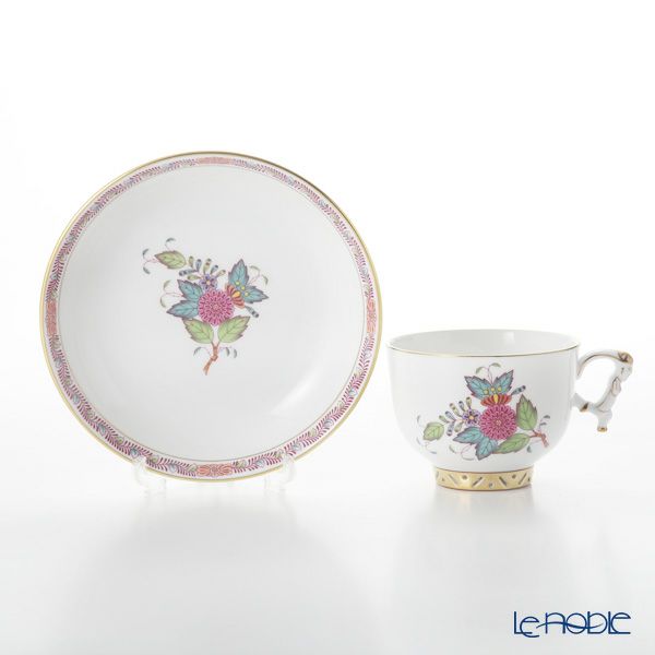 ヘレンド シノワズリ（中国趣味）アポニーフラワー 03364-0-21 マンダリン ラージカップ＆ソーサー