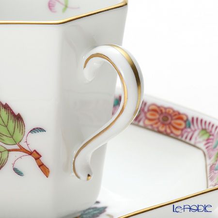 ヘレンド アポニーフラワー 04307-0-00 モカカップ＆ソーサー（オクタゴナル）