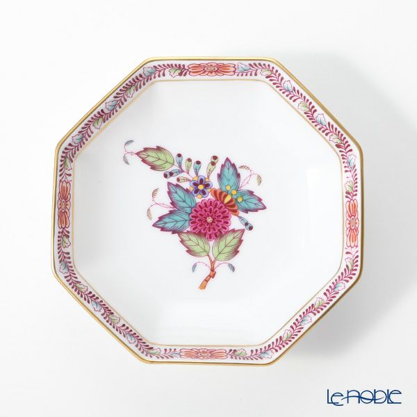 ヘレンド アポニーフラワー 04307-0-00 小皿（オクタゴナル） 11cm