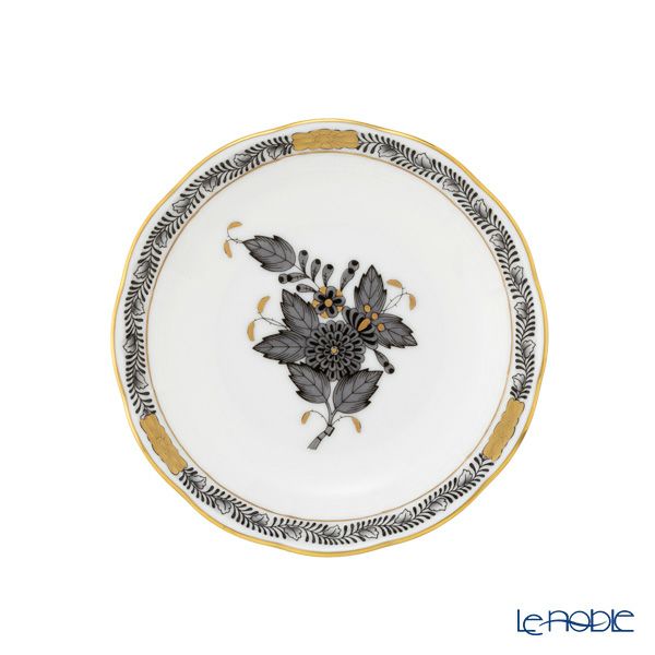 ヘレンド アポニーブラック ANG 00332-0-00 スモールディッシュ 10.5cm