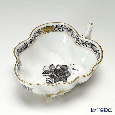 ヘレンド アポニーブラック 00492-0-00 オープンシュガー 10.5cm