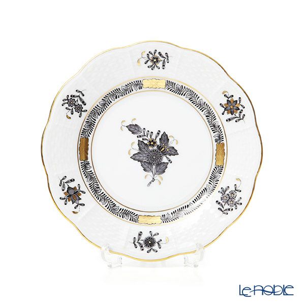 ヘレンド アポニーブラック 00513-0-00 プレート 15cm