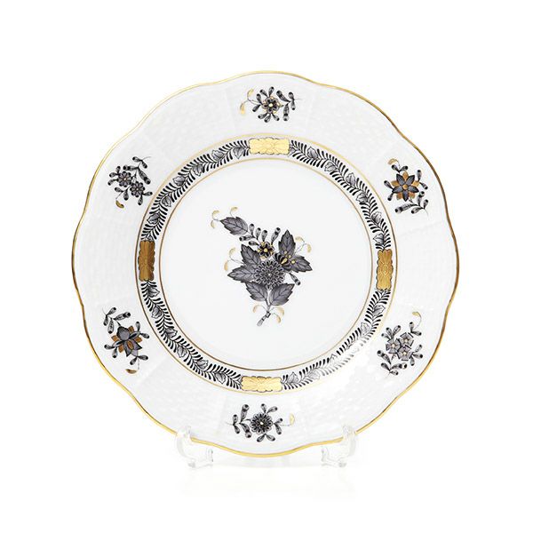 ヘレンド アポニーブラック 00513-0-00 プレート 15cm