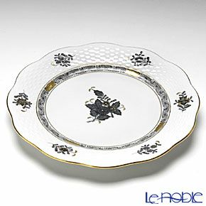 ヘレンド アポニーブラック 00517-0-00 プレート 19cm