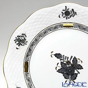 ヘレンド アポニーブラック 00517-0-00 プレート 19cm